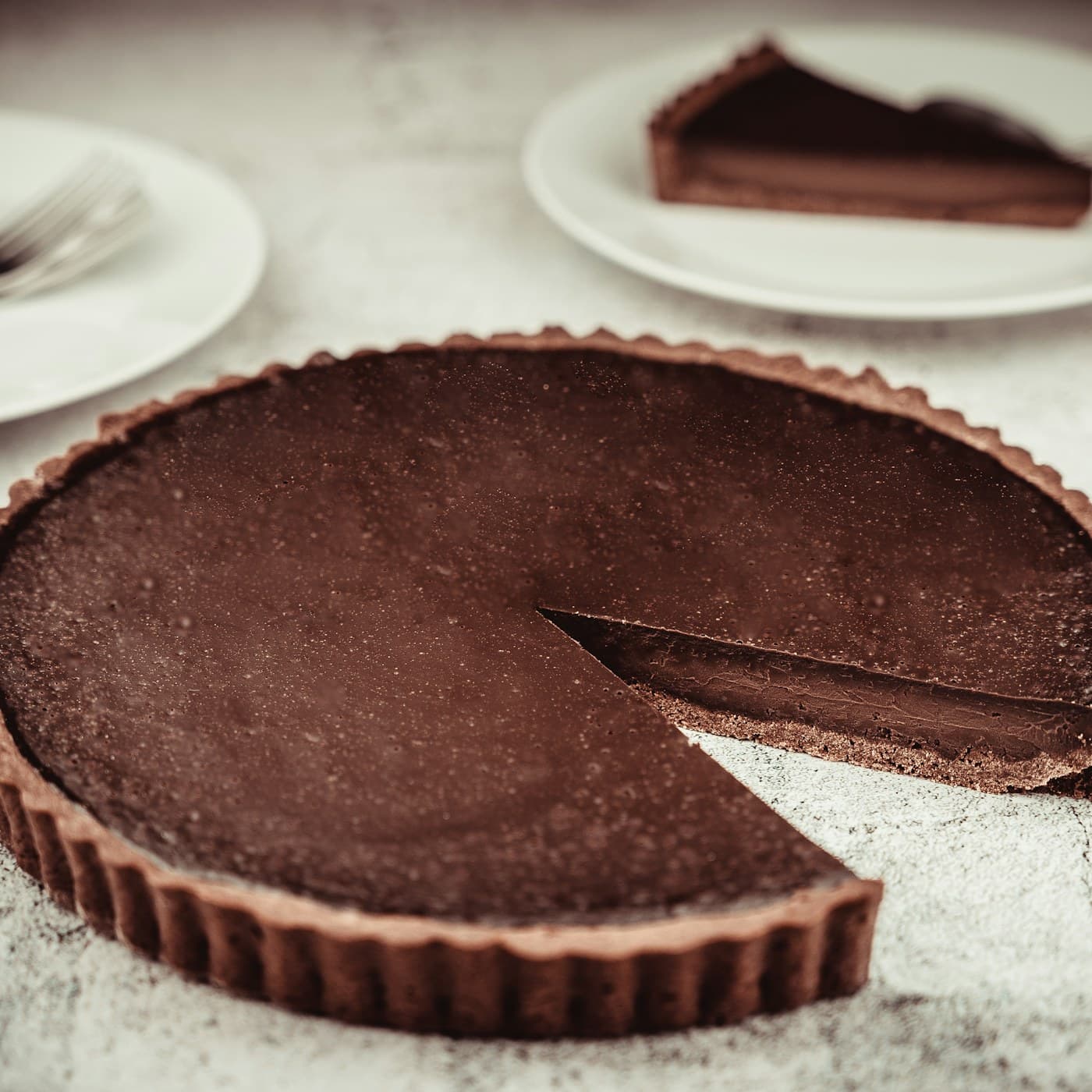 Dark Chocolate Tart